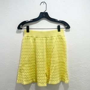 I Love Mr. Mittens Yellow Lace Shorts Size XS/S